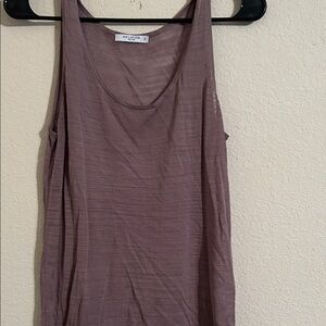 MM Lafleur Mauve Scoop Neck Tank Top Quiet Luxury Elevated Closet Staple